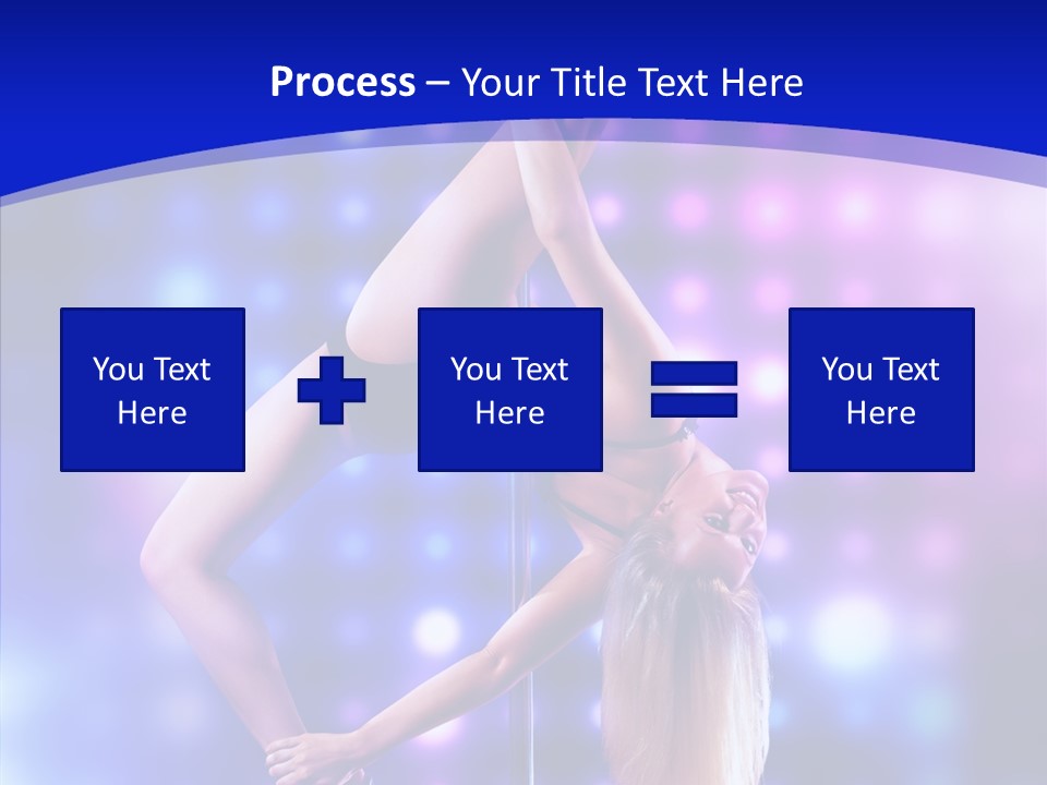 Black Pretty Young PowerPoint Template