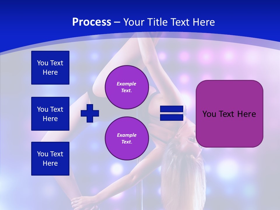 Black Pretty Young PowerPoint Template