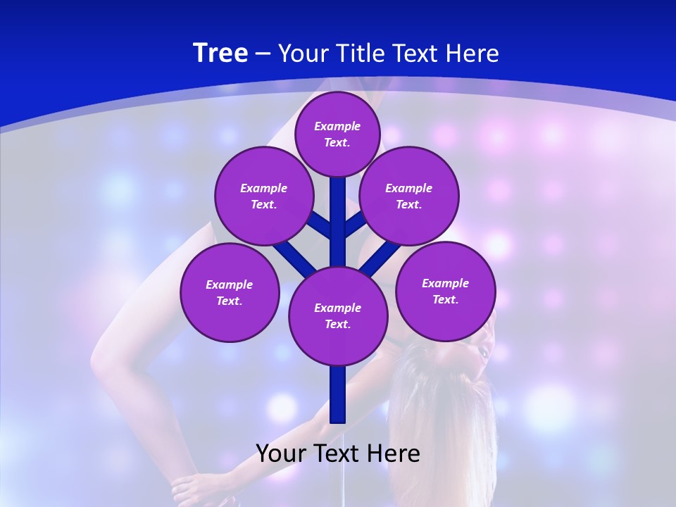 Black Pretty Young PowerPoint Template