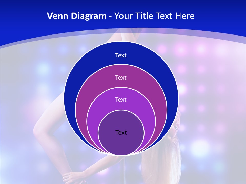 Black Pretty Young PowerPoint Template