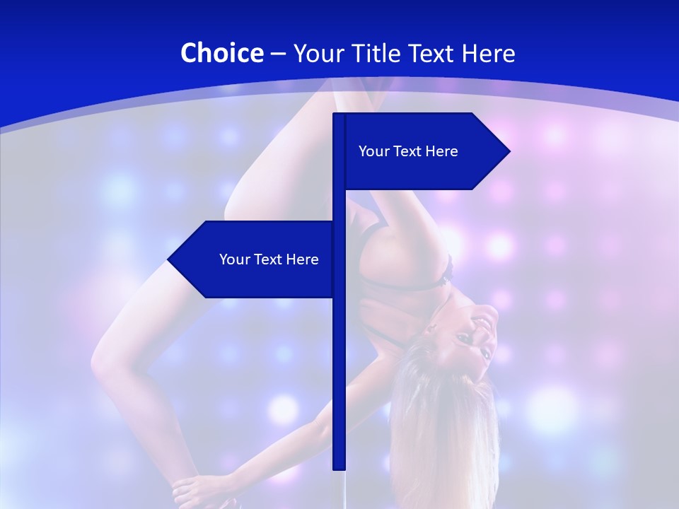 Black Pretty Young PowerPoint Template