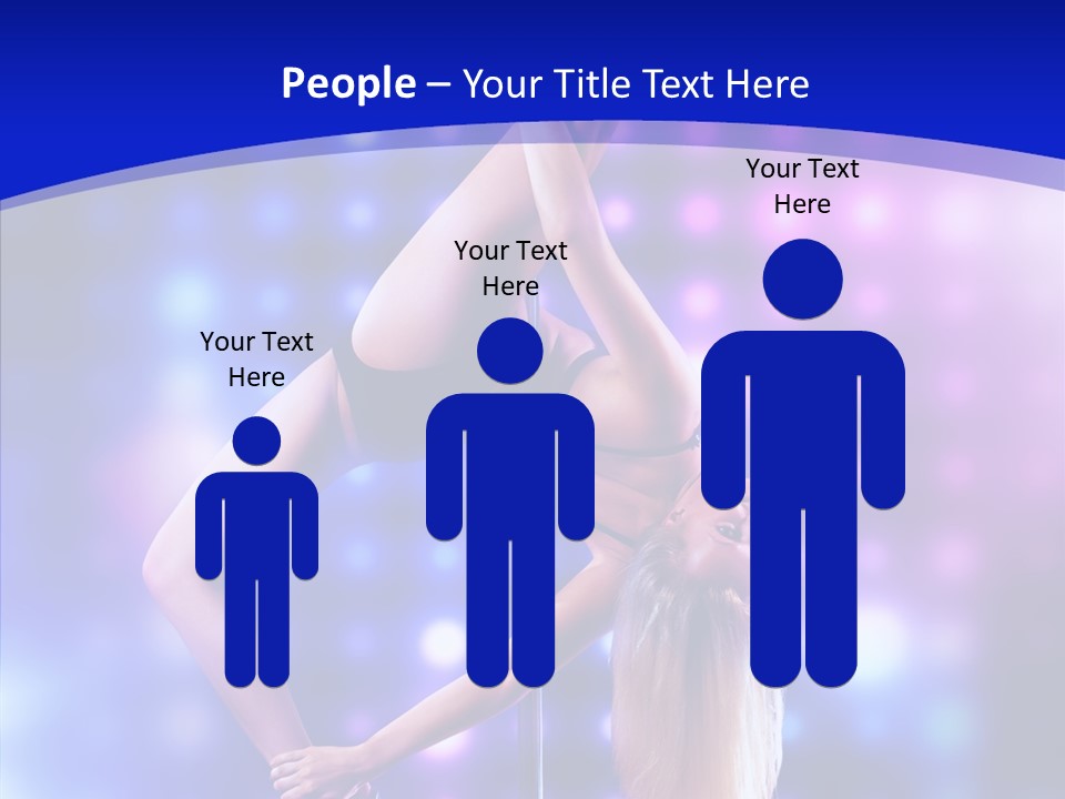 Black Pretty Young PowerPoint Template