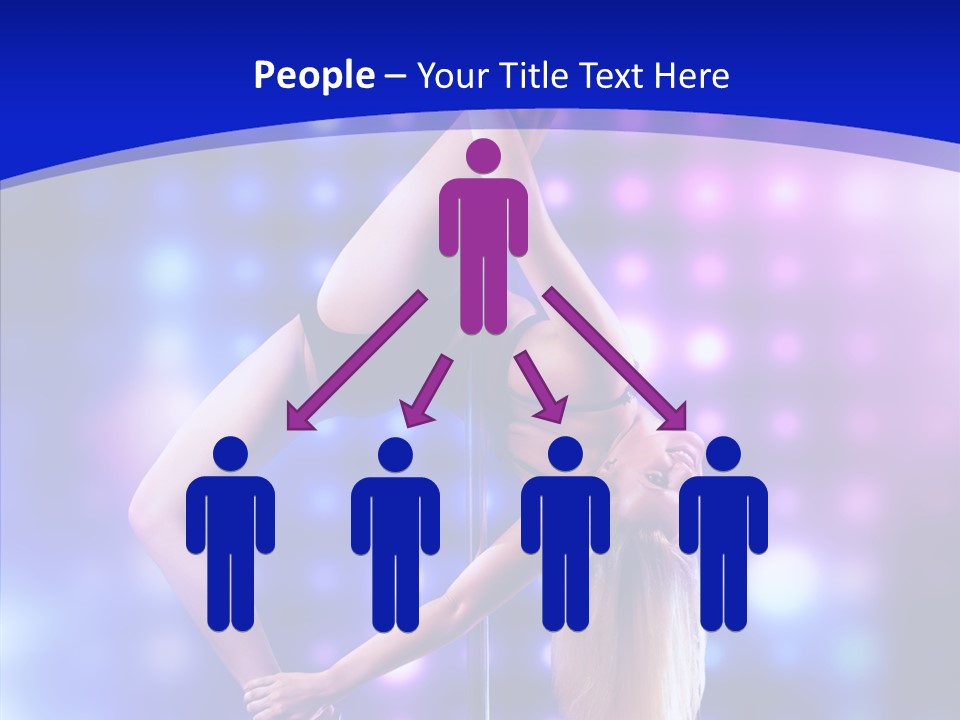 Black Pretty Young PowerPoint Template