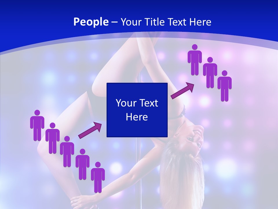 Black Pretty Young PowerPoint Template