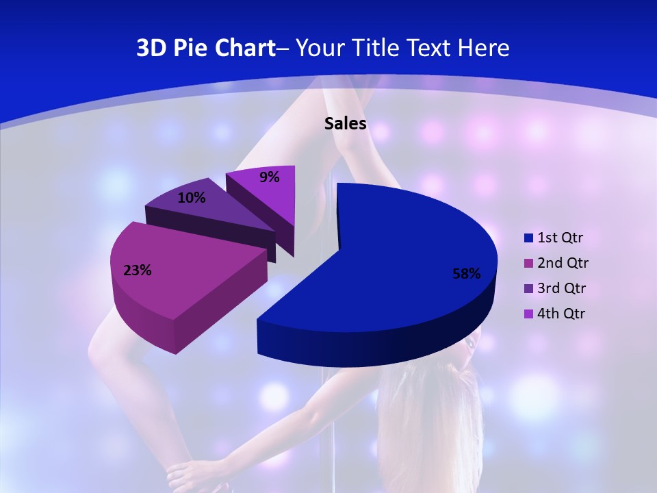Black Pretty Young PowerPoint Template