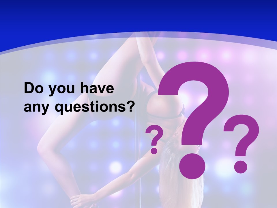 Black Pretty Young PowerPoint Template