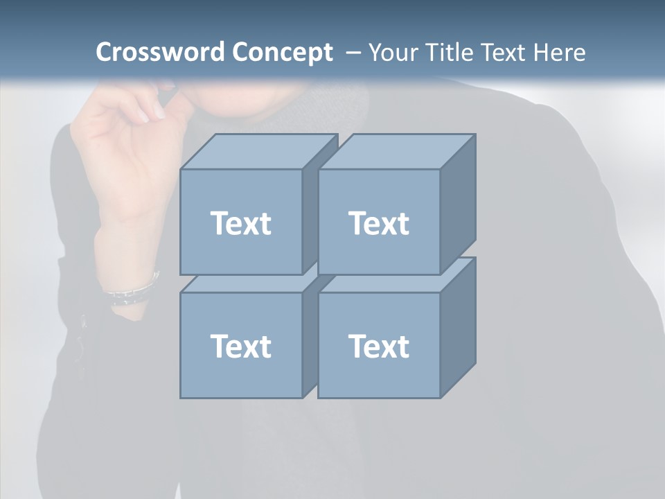 Table Together Trategy PowerPoint Template