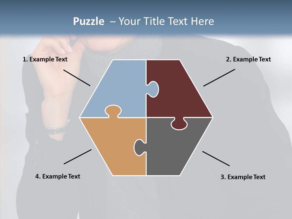 Table Together Trategy PowerPoint Template