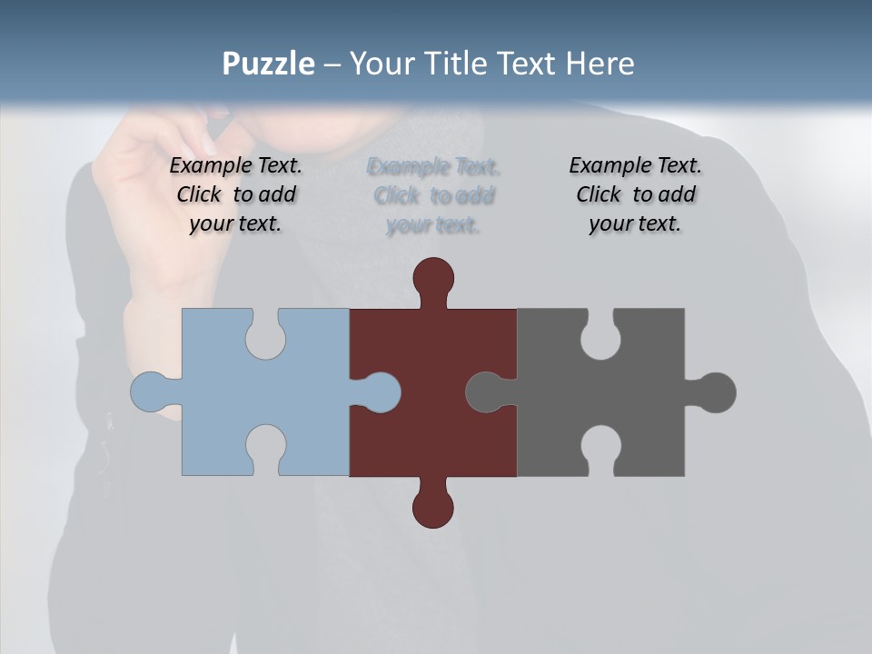 Table Together Trategy PowerPoint Template