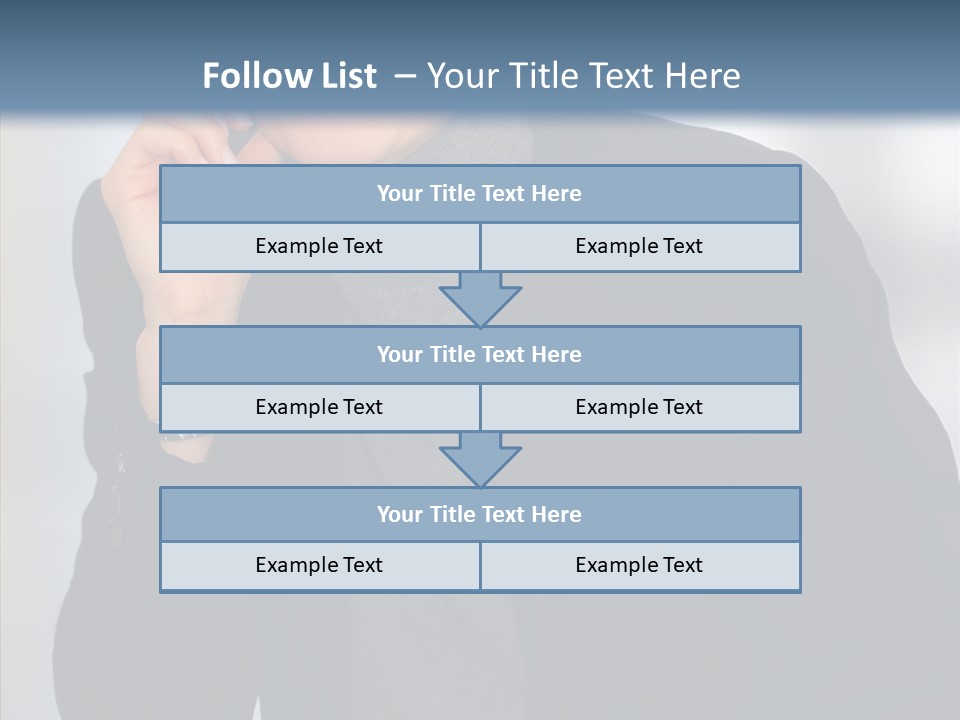 Table Together Trategy PowerPoint Template