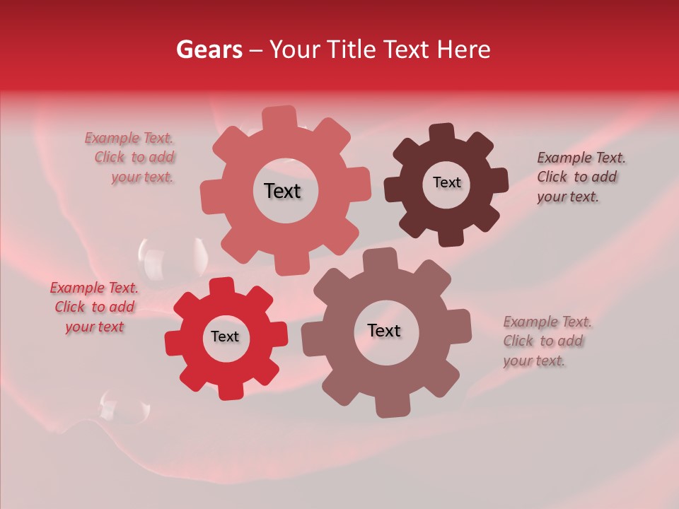 Colorful Moisture Pure PowerPoint Template
