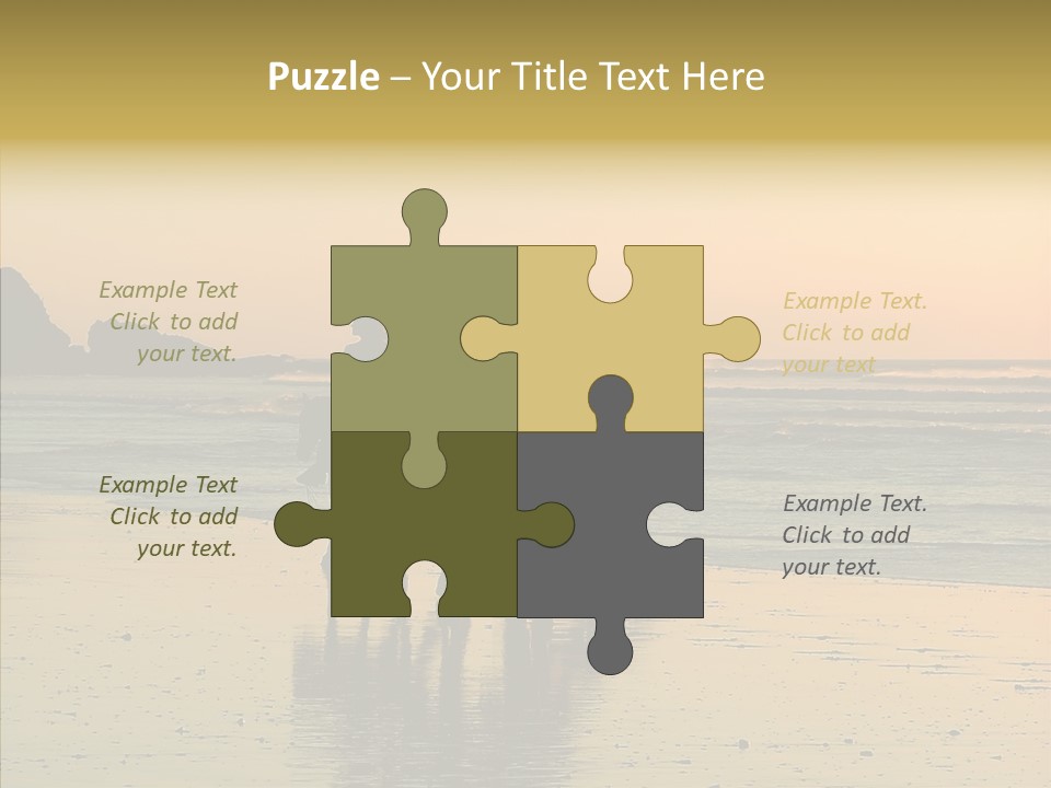 Scenic Land Ocean PowerPoint Template