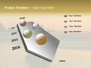 Scenic Land Ocean PowerPoint Template