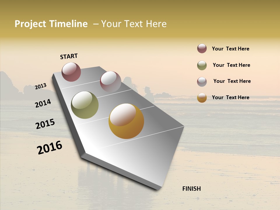 Scenic Land Ocean PowerPoint Template