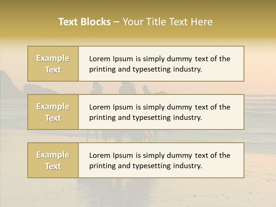 Scenic Land Ocean PowerPoint Template