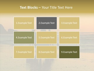 Scenic Land Ocean PowerPoint Template