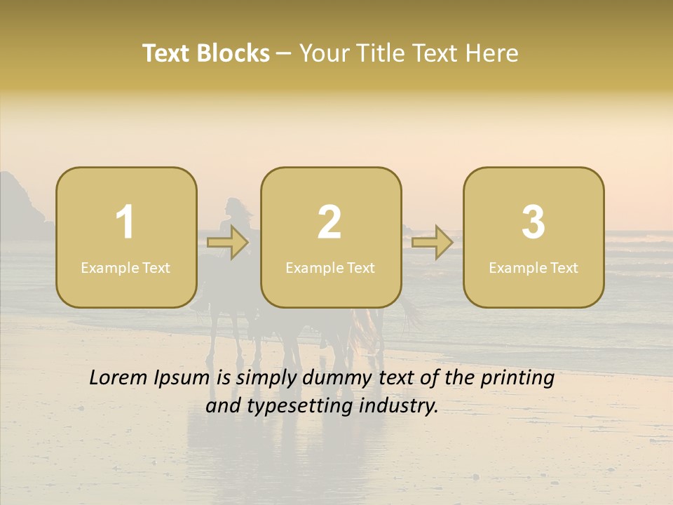 Scenic Land Ocean PowerPoint Template