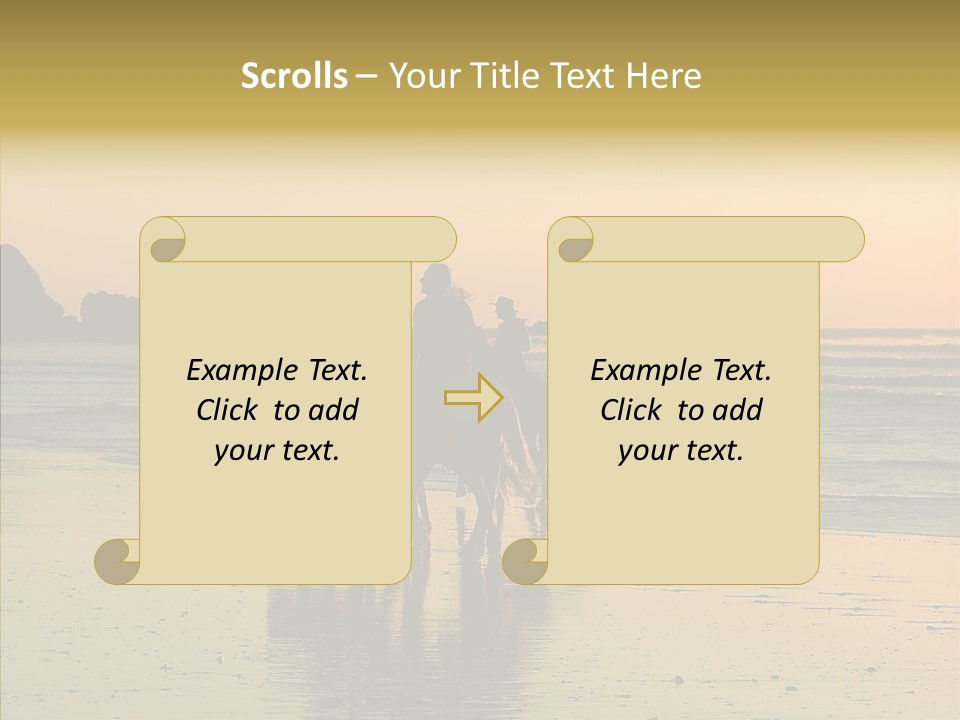 Scenic Land Ocean PowerPoint Template