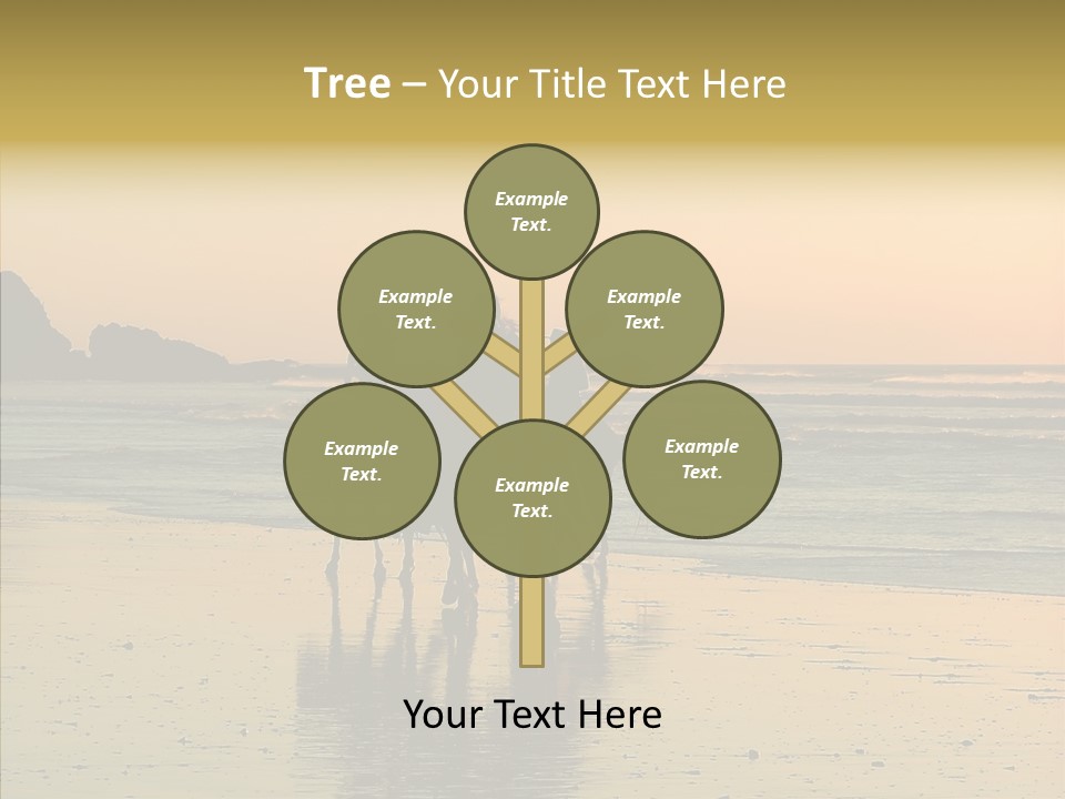 Scenic Land Ocean PowerPoint Template