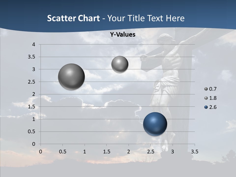 Golgotha Saviour Backlit PowerPoint Template
