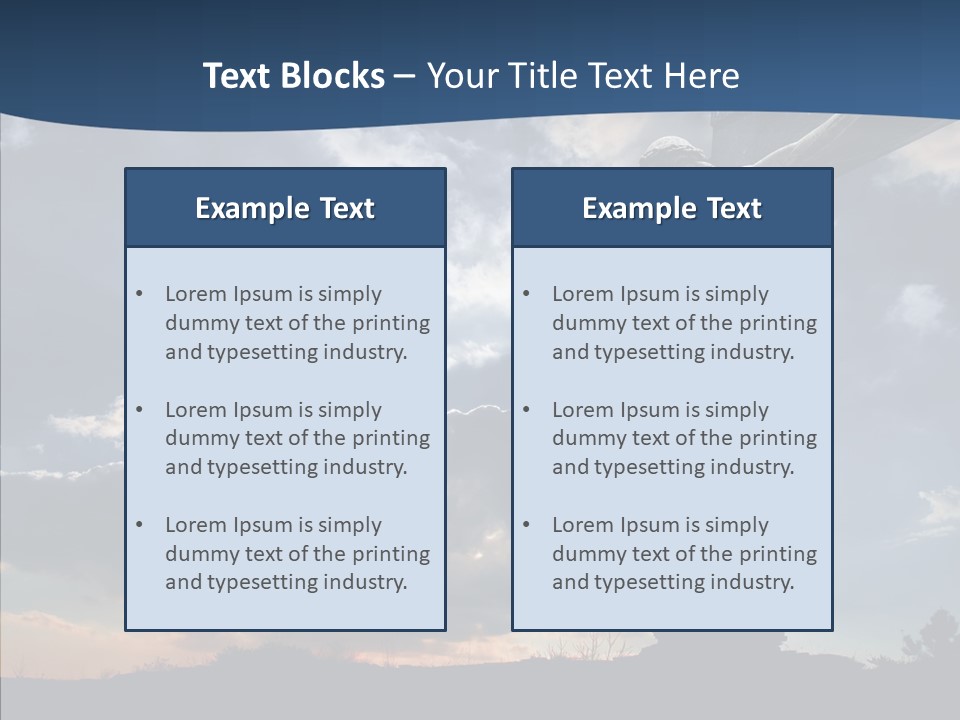 Golgotha Saviour Backlit PowerPoint Template