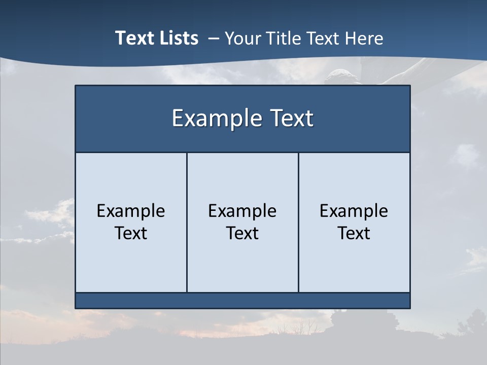 Golgotha Saviour Backlit PowerPoint Template
