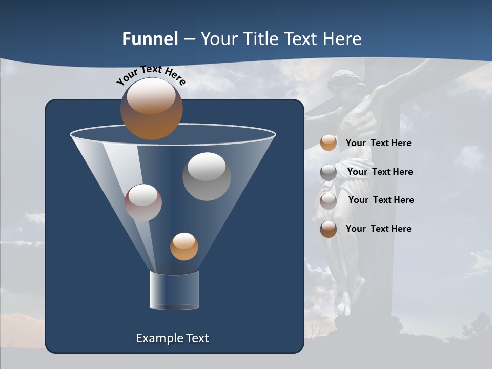 Golgotha Saviour Backlit PowerPoint Template
