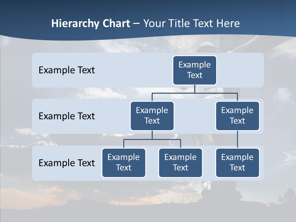 Golgotha Saviour Backlit PowerPoint Template