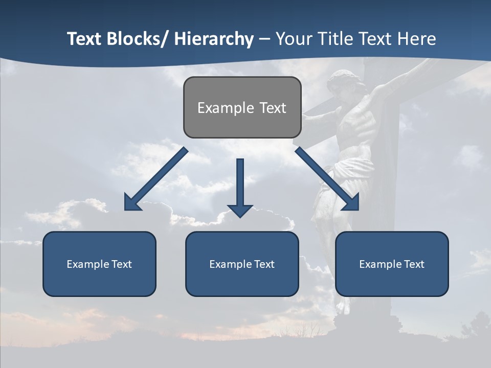 Golgotha Saviour Backlit PowerPoint Template