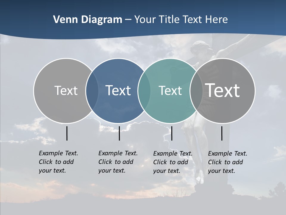 Golgotha Saviour Backlit PowerPoint Template