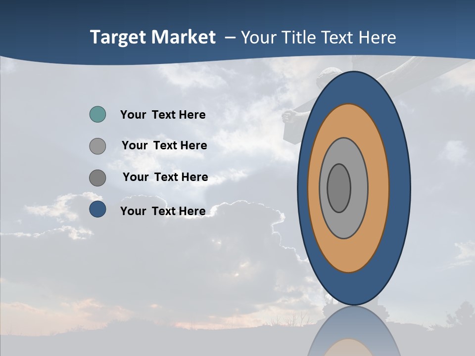 Golgotha Saviour Backlit PowerPoint Template