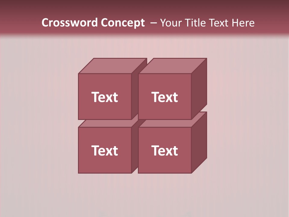Letter Vector Banner PowerPoint Template