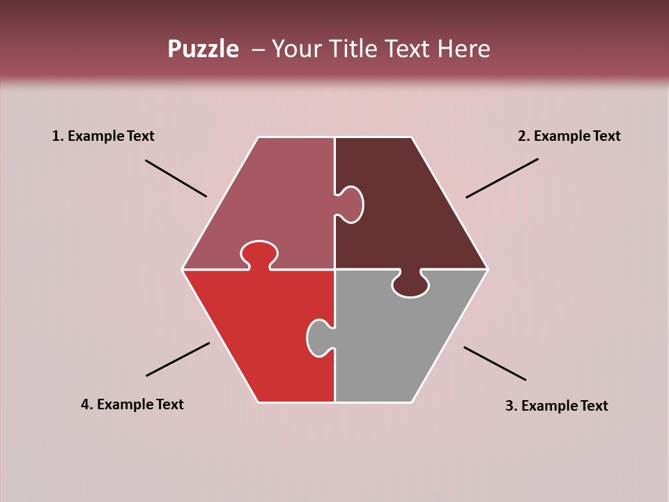 Letter Vector Banner PowerPoint Template