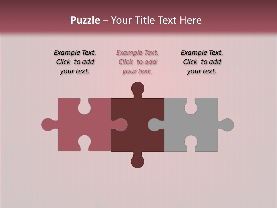 Letter Vector Banner PowerPoint Template