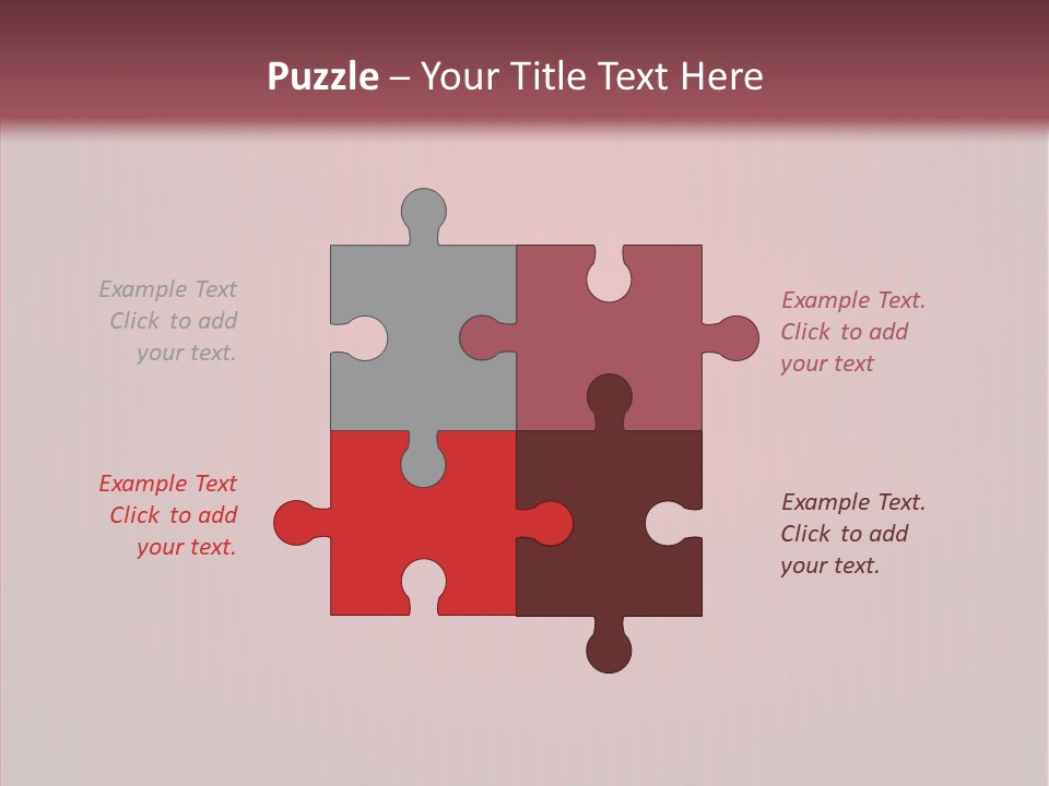 Letter Vector Banner PowerPoint Template