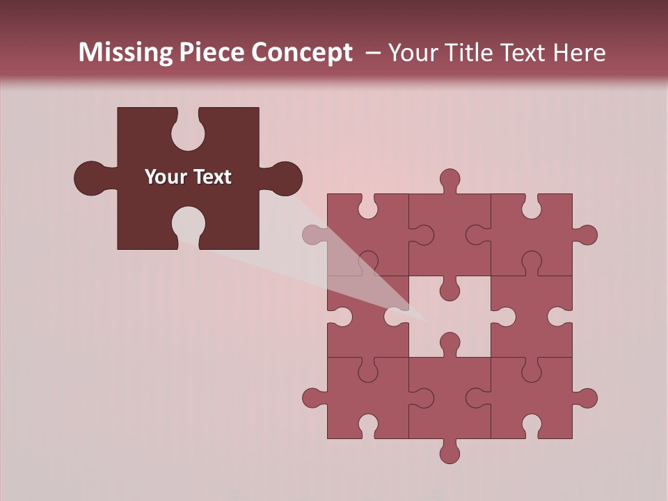 Letter Vector Banner PowerPoint Template