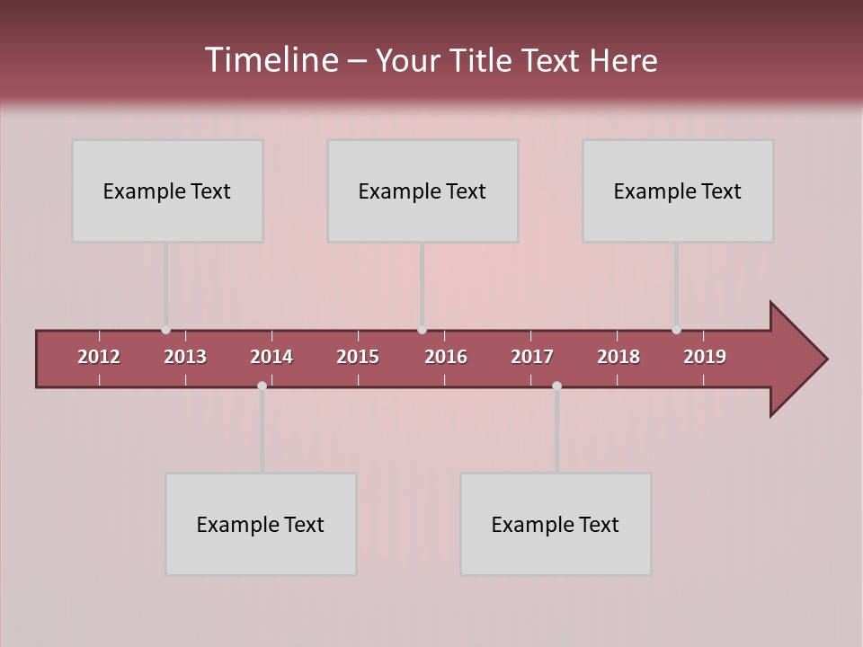 Letter Vector Banner PowerPoint Template
