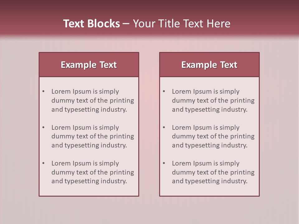 Letter Vector Banner PowerPoint Template