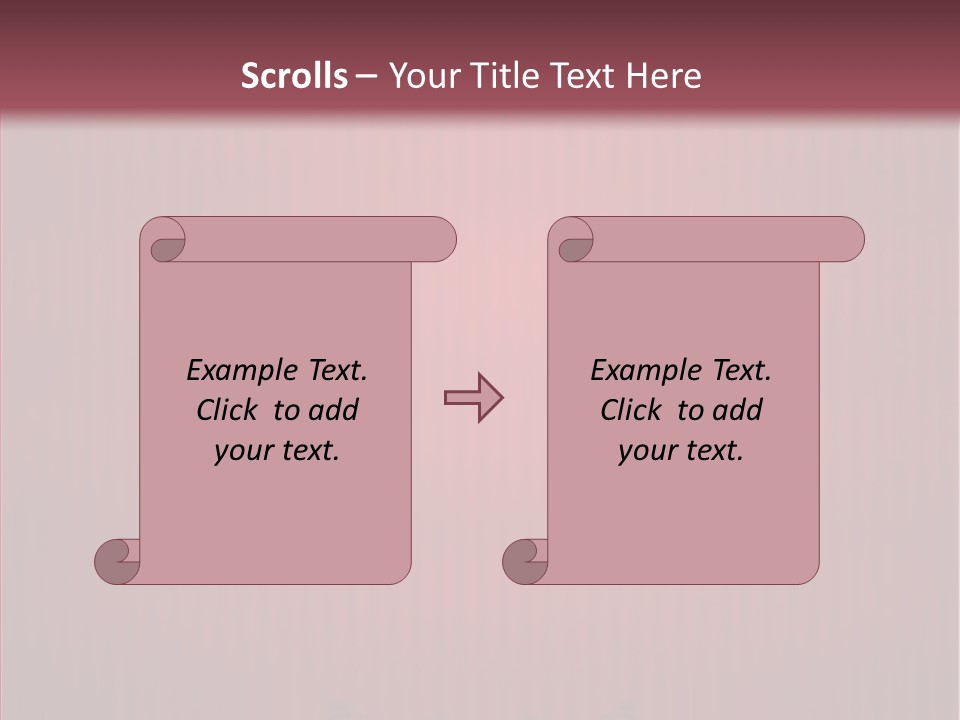 Letter Vector Banner PowerPoint Template