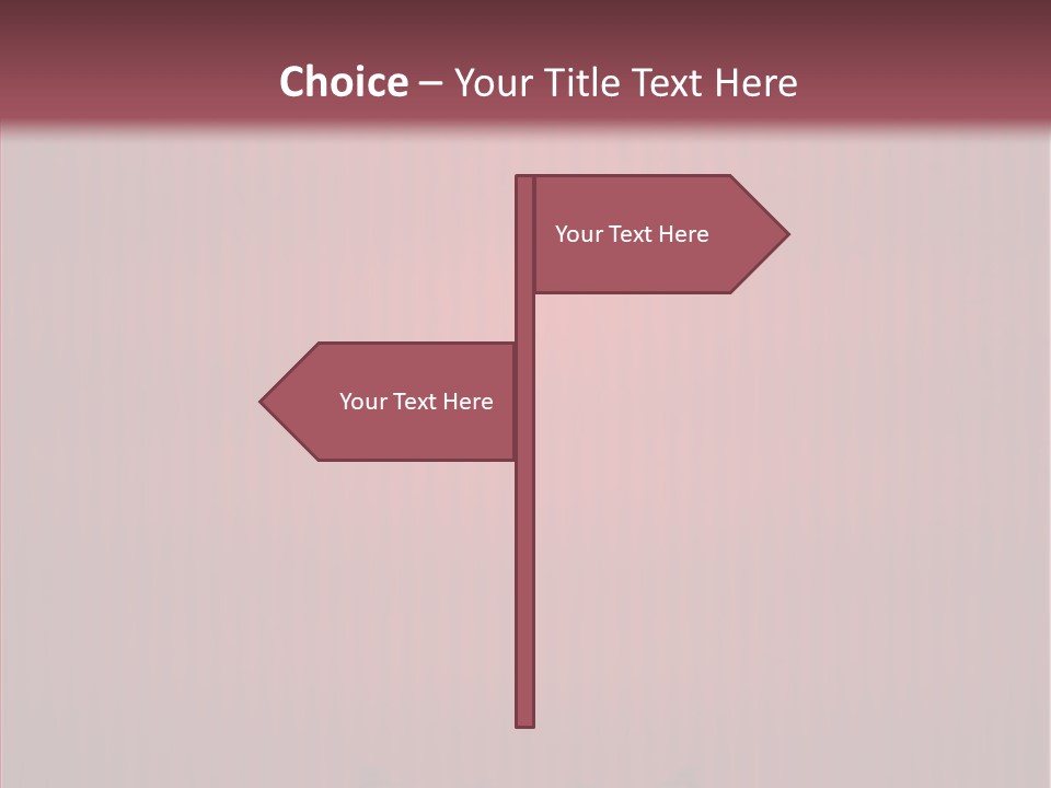 Letter Vector Banner PowerPoint Template
