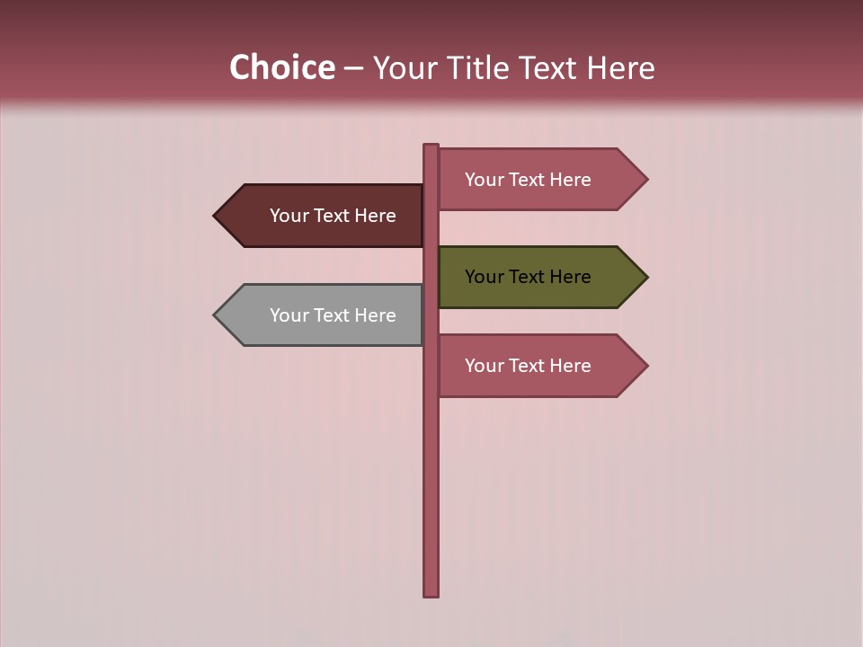 Letter Vector Banner PowerPoint Template