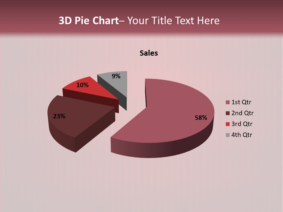 Letter Vector Banner PowerPoint Template