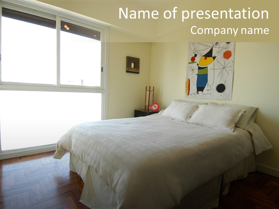Curtain Room Cover PowerPoint Template