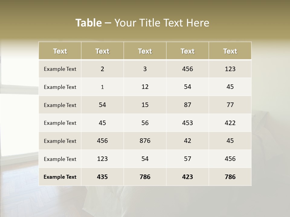 Curtain Room Cover PowerPoint Template