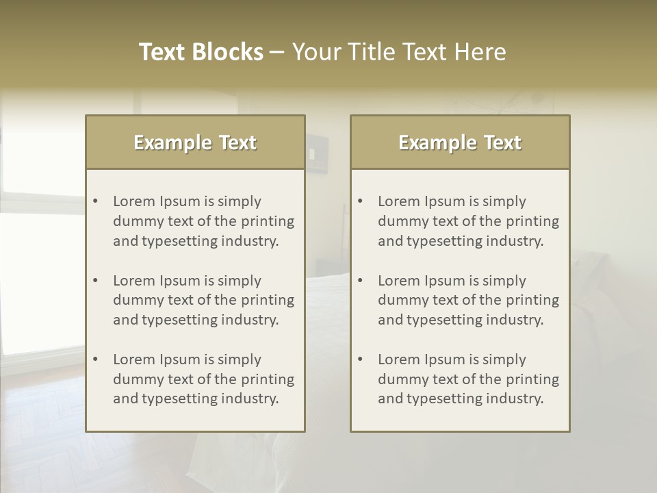 Curtain Room Cover PowerPoint Template