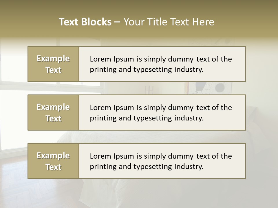 Curtain Room Cover PowerPoint Template