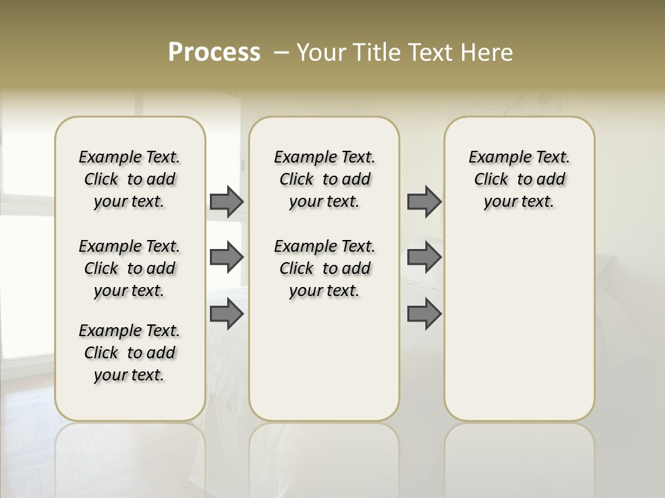 Curtain Room Cover PowerPoint Template
