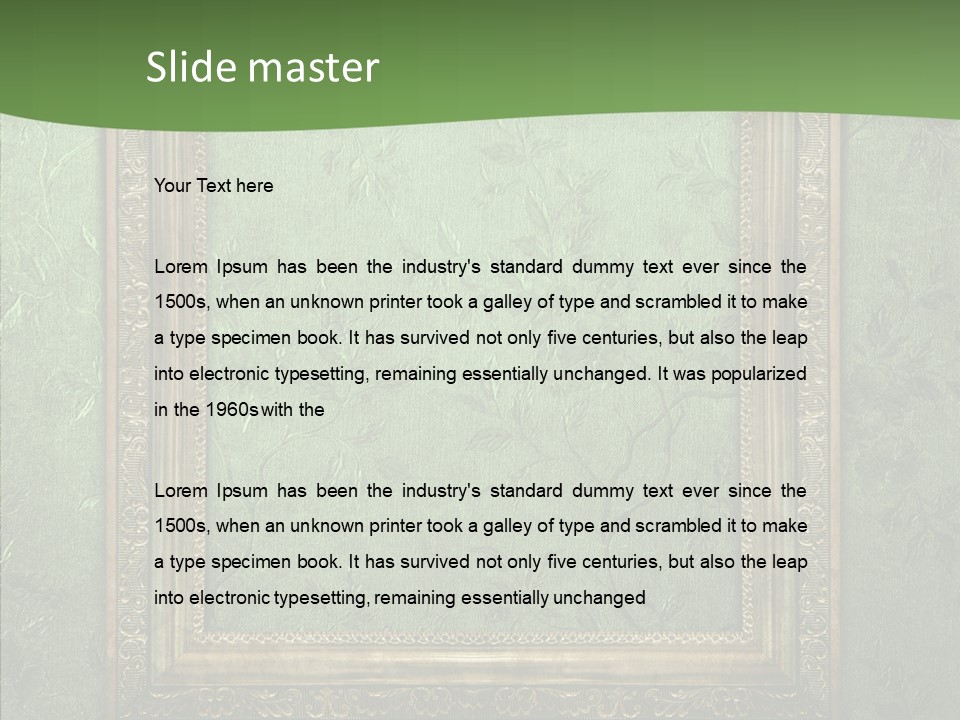 Texture Antique Template PowerPoint Template
