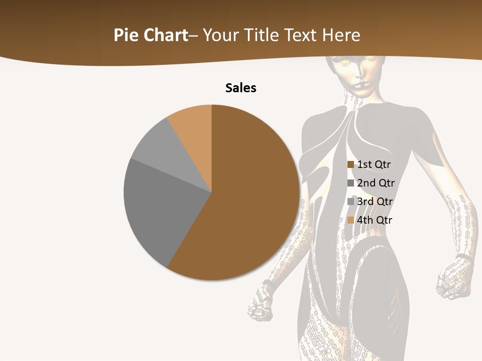 Anime Girl D Character PowerPoint Template