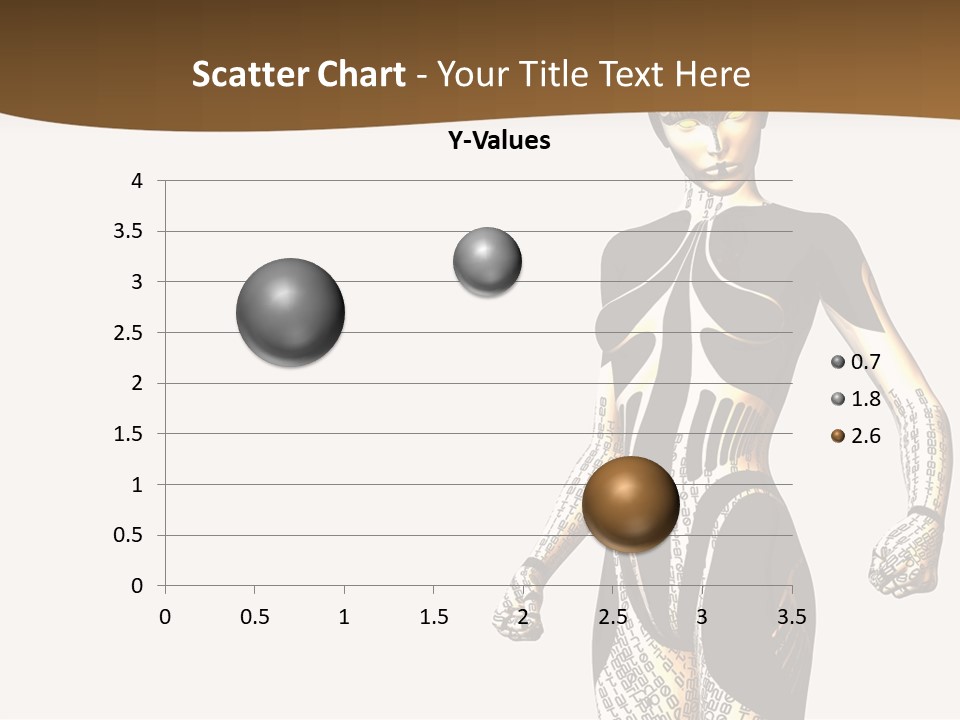 Anime Girl D Character PowerPoint Template
